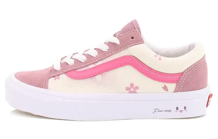 Кроссовки Vans Style 36 Skateboarding Shoes Unisex Low-top Pink, розовый