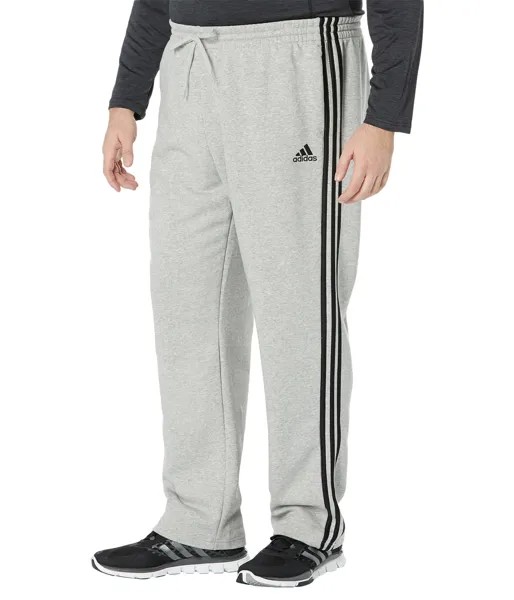 Свободные брюки adidas, Big & Tall Essentials Fleece Open Hem 3-Stripes Pants