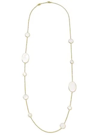 IPPOLITA колье Polished Rock Candy из желтого золота с перламутром