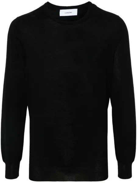 Lardini свитер тонкой вязки, черный