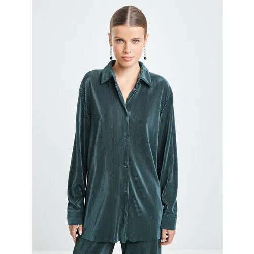 Блуза Zarina, размер S (RU 44), зеленый