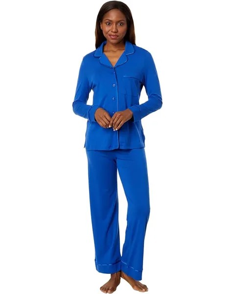 Пижама Cosabella Amore Petite Long Sleeve Top & Pant, цвет Cobalt/Cobalt