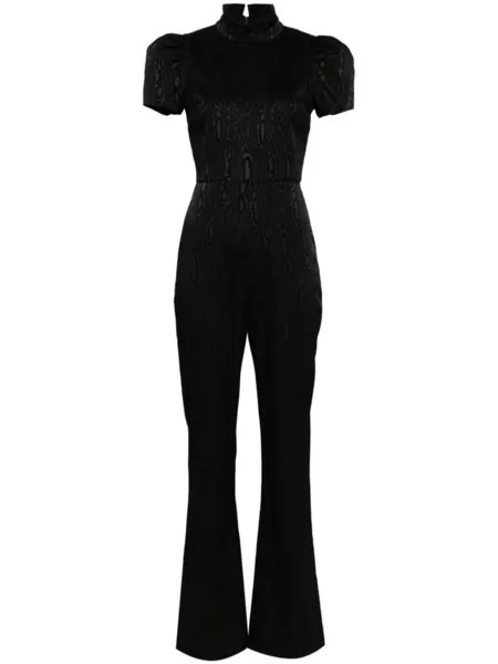 Alice + olivia комбинезон Jorah с широкими брюками, черный