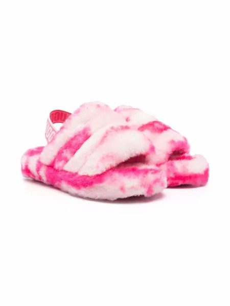 UGG Kids сандалии Fluff Yeah из овчины