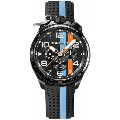 Наручные часы Bomberg Карманные часы Bomberg BS45CHPBA.059-6.10, черный, оранжевый