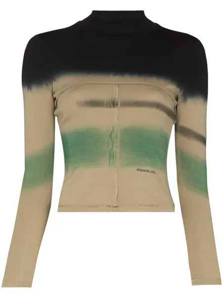 Eckhaus Latta укороченная футболка Lapped Baby