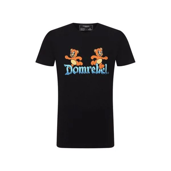 Хлопковая футболка DOMREBEL