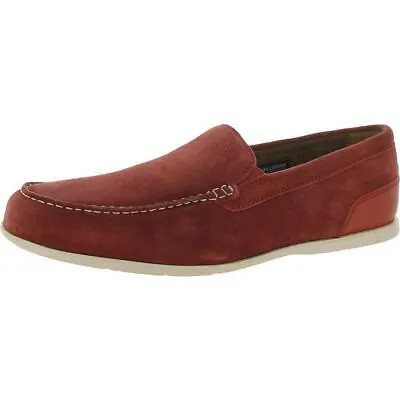 Мужские туфли Rockport Venetian Red Leather Loafers Malcolm 12 Medium (D) BHFO 2304