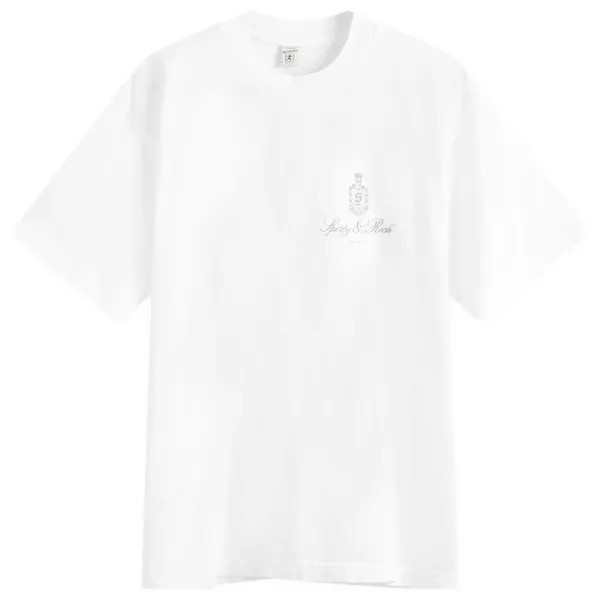 Футболка Sporty & Rich Vendome T-Shirt, цвет White & Sage