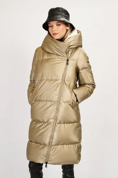 Пальто женское Baon B001809 золотистое L