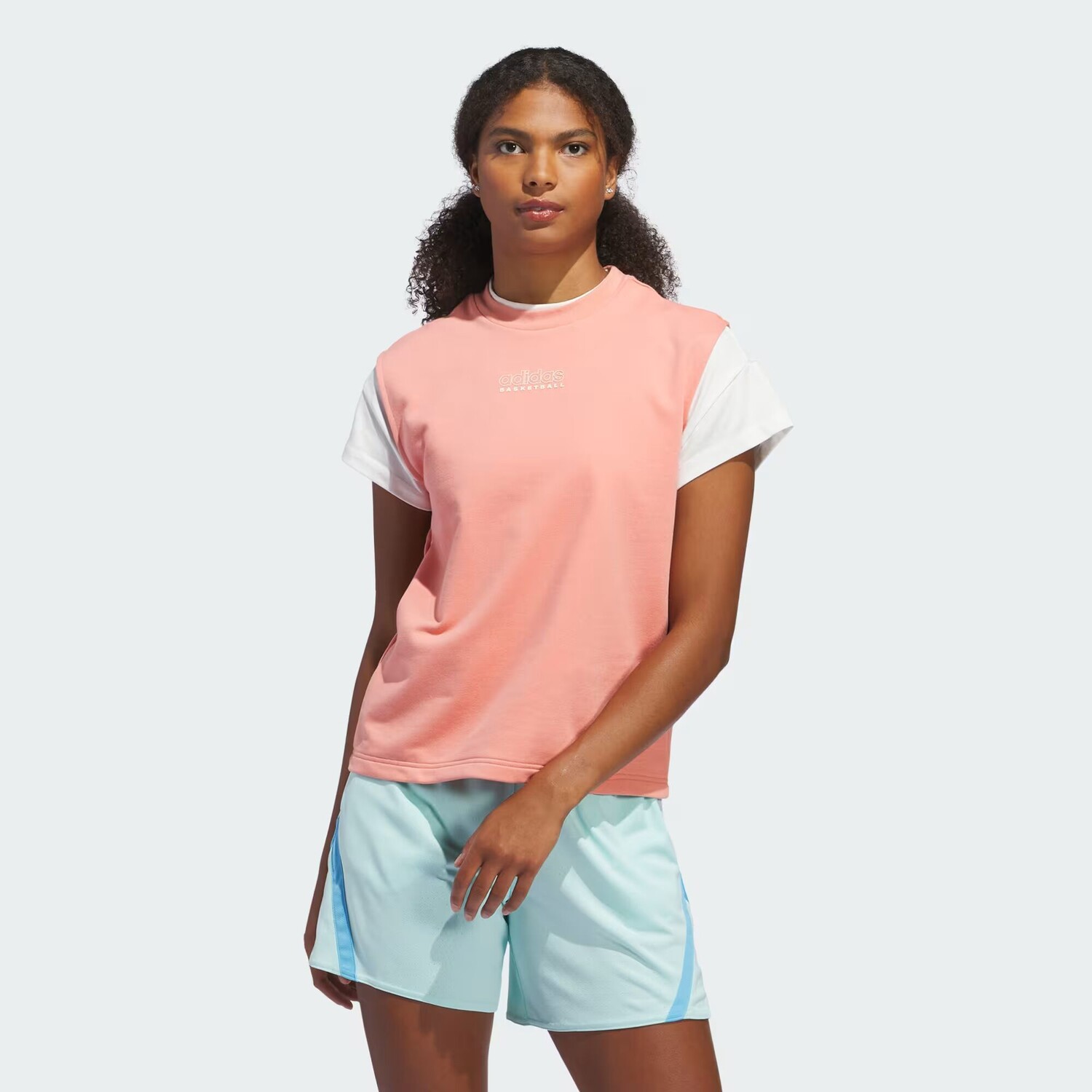 Топ без рукавов Adidas, цвет Wonder Clay/Ivory