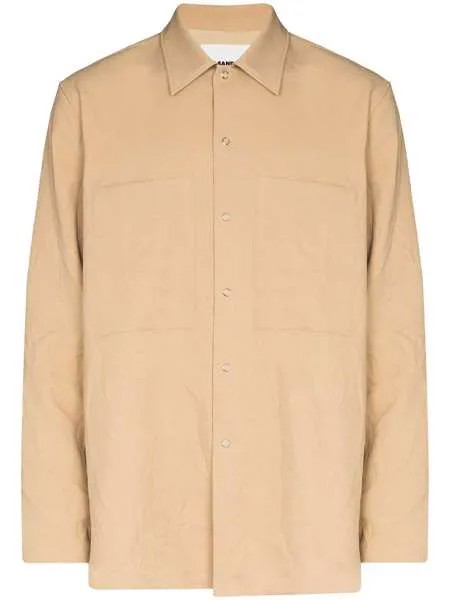 Jil Sander chest-pocket long-sleeve shirt
