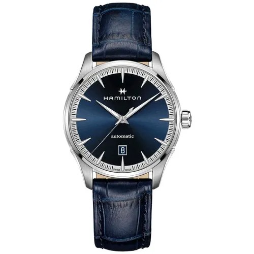 Наручные часы Hamilton Jazzmaster H32475640, синий, серебряный