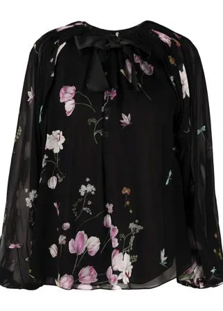 Giambattista Valli блузка с цветочным узором