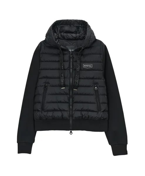 Гибридный пуховик aw23 Duvetica, черный