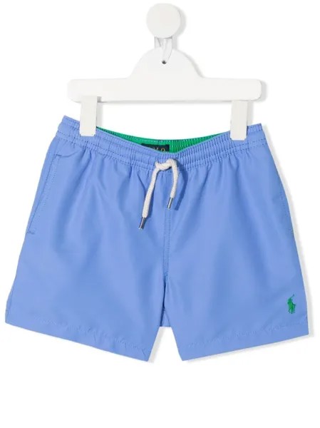 Ralph Lauren Kids плавки-шорты с вышитым логотипом