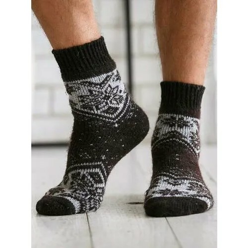 Носки Бабушкины носки, 1 пара, размер 41-43, коричневый