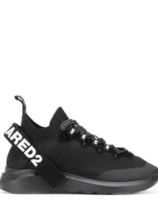Dsquared2 высокие кеды с ремешком и логотипом