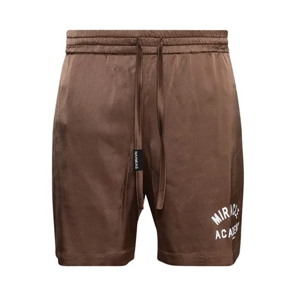 Шорты Nahmias Miracle Academy Silk Shorts, коричневый