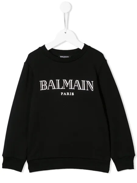 Balmain Kids толстовка с логотипом