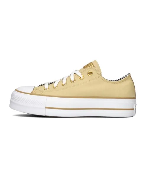Желтые высокие кеды Chuck Taylor All Star Lift Platform Converse, желтый