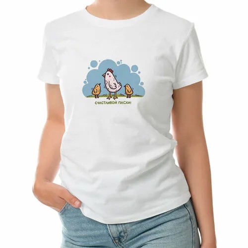 Футболка ROLY, размер 2XL, белый