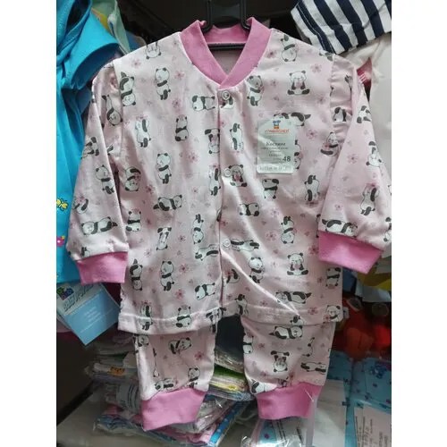 Комплект одежды Улыбасики, размер 48, розовый