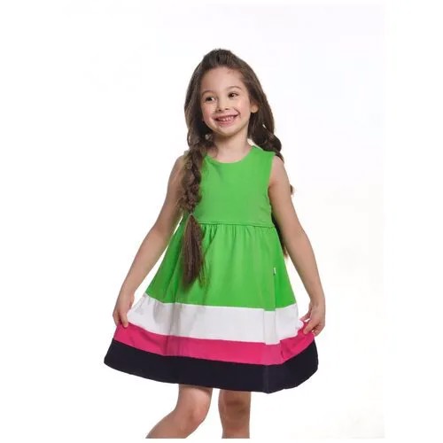 Платье Mini Maxi, модель 3195, цвет салатовый, размер 104