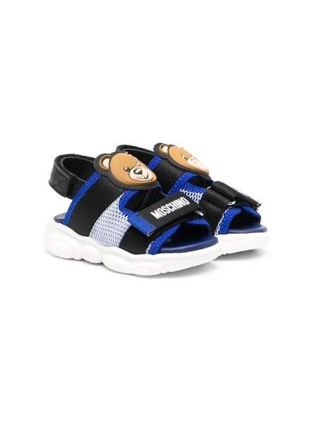 Moschino Kids сандалии с нашивкой Teddy Bear