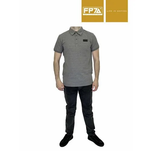 Поло FREE PLAY SEVEN DESIGN, 1 шт., размер 2XL, серый, серый