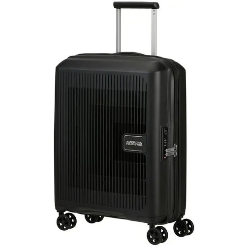 Чемодан American Tourister, 40 л, размер S, черный