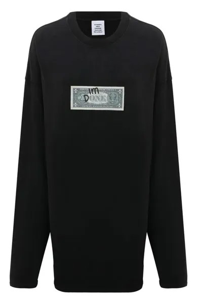Хлопковый лонгслив VETEMENTS