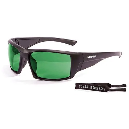 Солнцезащитные очки OCEAN OCEAN Aruba Matt Black / Green Polarized lenses, черный