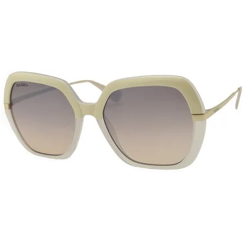 Солнцезащитные очки Max & Co. MO0063, бежевый, белый