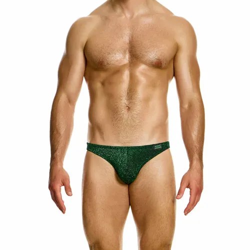 Трусы MODUS VIVENDI Glitter Low Cut Brief, размер L, зеленый