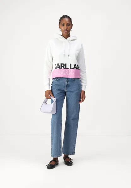 Толстовка LOGO HOODIE Karl Lagerfeld, белый