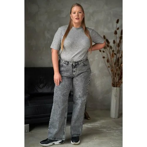 Джинсы широкие Modress, размер 66, gray