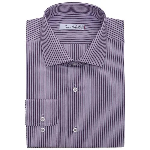 Мужская рубашка Dave Raball 000050-RF, размер 40 176-182, цвет бордовый