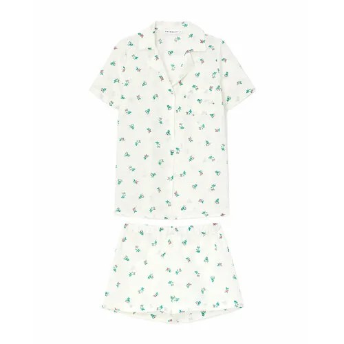 Пижама  PRIMROSE, размер S, зеленый, белый