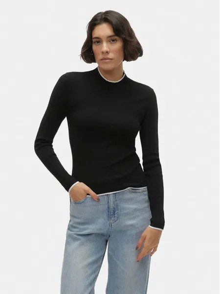 Облегающий свитер Vero Moda, черный