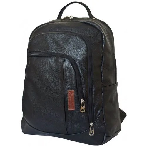 Мужской кожаный рюкзак Carlo Gattini Marsano black 3050-01