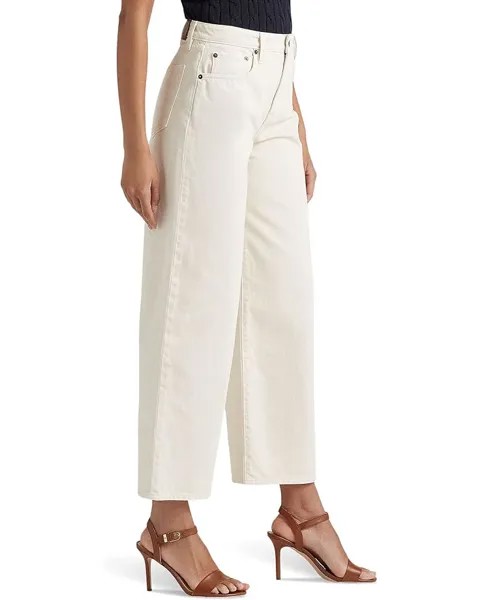 Джинсы LAUREN Ralph Lauren High-Rise Wide-Leg Jean, цвет Cream Wash