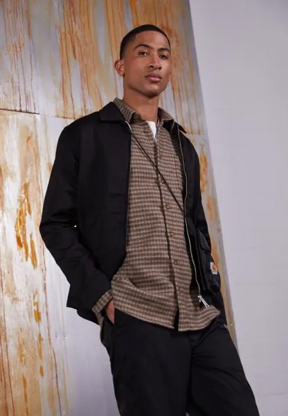 Куртка Carhartt WIP МОДУЛЬНЫЙ DENISON, цвет black rinsed