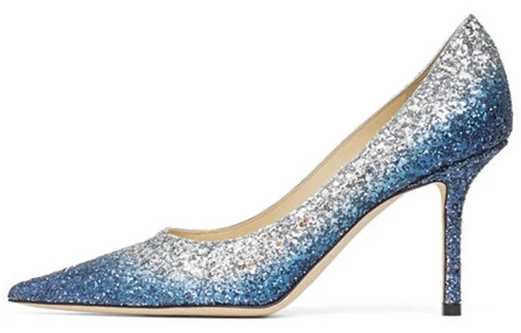 Jimmy Choo Love 85 Туфли на высоком каблуке синий/серебристый