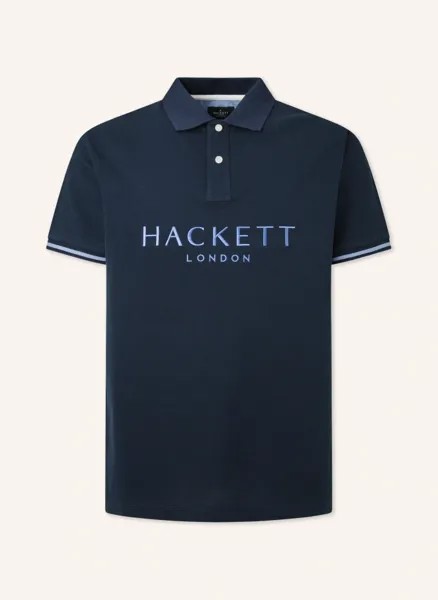 Рубашка-поло heritage classic polo Hackett London, синий