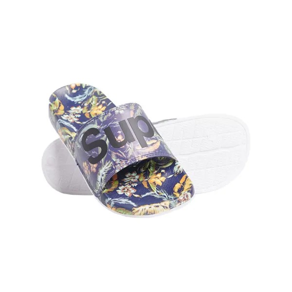 Шлепанцы Superdry Premium Beach, синий