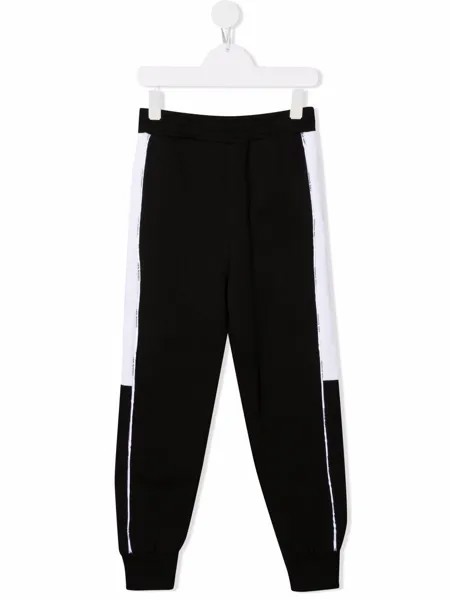 Neil Barrett Kids спортивные брюки с лампасами