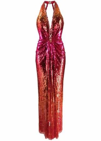 Jenny Packham декорированное платье макси со сборками