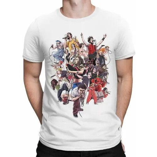 Футболка Design Heroes, размер 3XL, белый