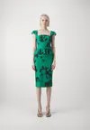 Платье из джерси MAY PEPLUM МИДИ ПЛАТЬЕ Wal G., зеленый